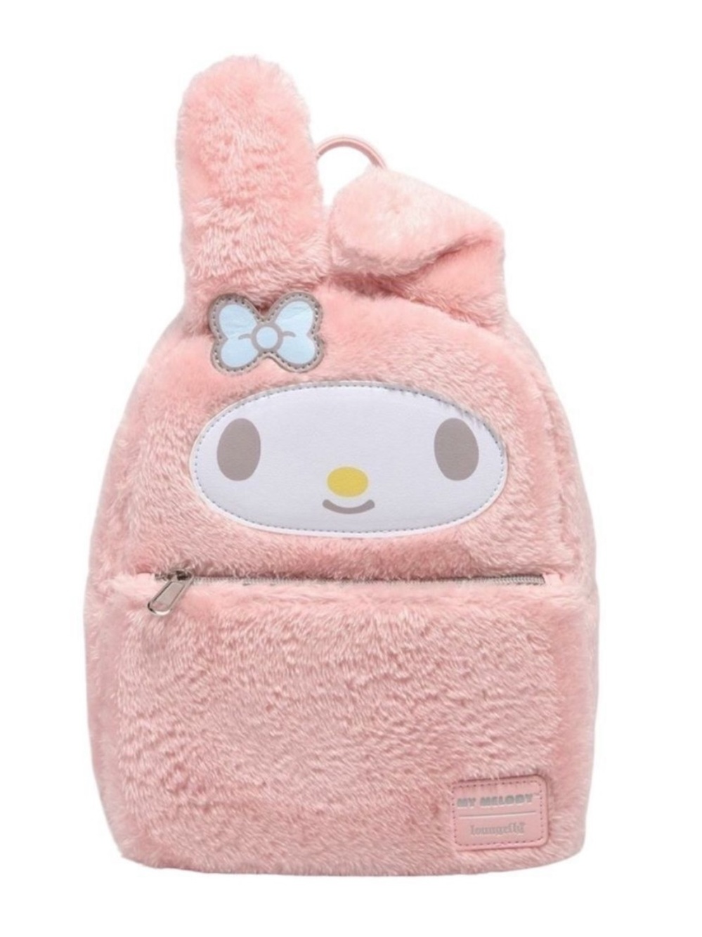 LOUNGEFLY MY MELODY FUZZY BACKPACK